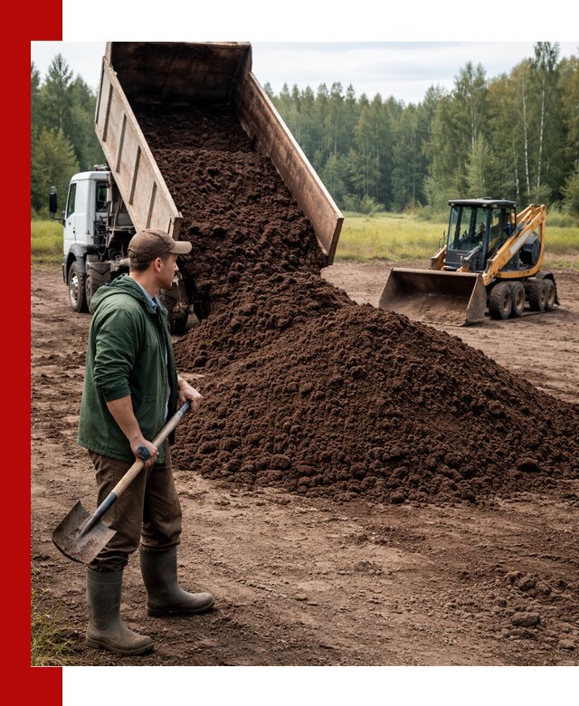 Купить верховой торф с доставкой в октябрьском для садоводства и растений