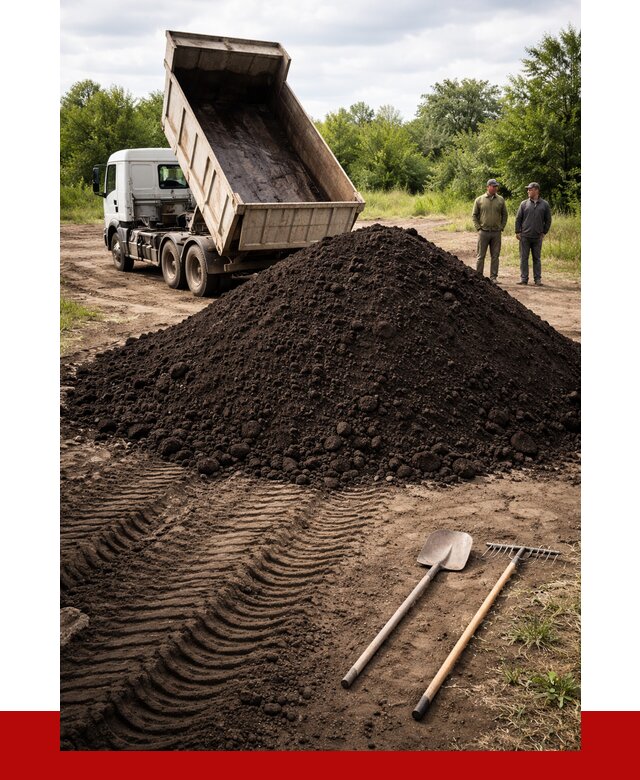 Купить чернозем навалом в октябрьском от 1243 р. за куб | ПРОНЕРУДКтб