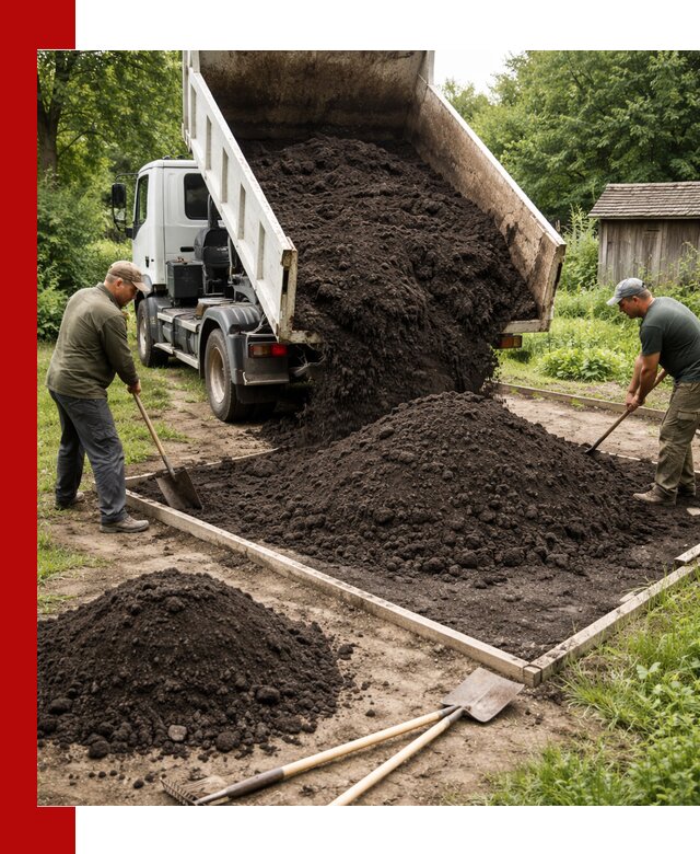 Купить чистый чернозем для огорода с доставкой в октябрьском