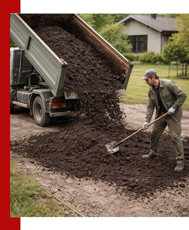 Чернозем для газона с доставкой в октябрьском быстро и качественно