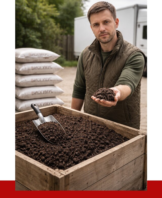 Купить биогумус в октябрьском с доставкой от 8803 р. за куб | ПРОНЕРУДКтб