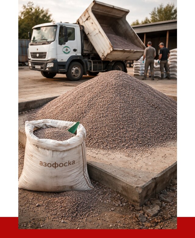 Купить азофоска в октябрьском с доставкой от 1243 р. за куб | ПРОНЕРУДКтб