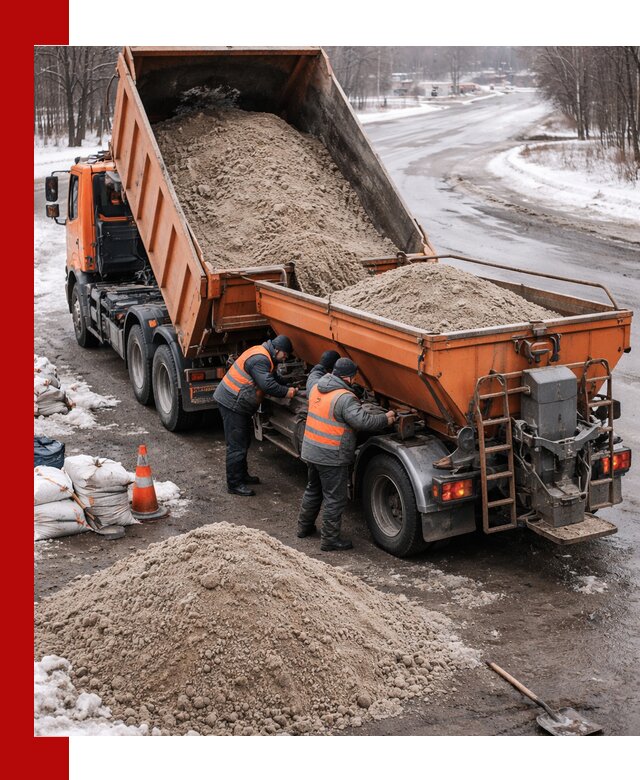 Поставка и вывоз пескосоля в октябрьском оптом и в розницу