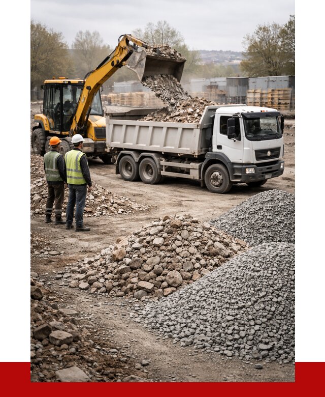 Купить строительный бой в октябрьском с доставкой от 4350 р. | ПРОНЕРУДКтб