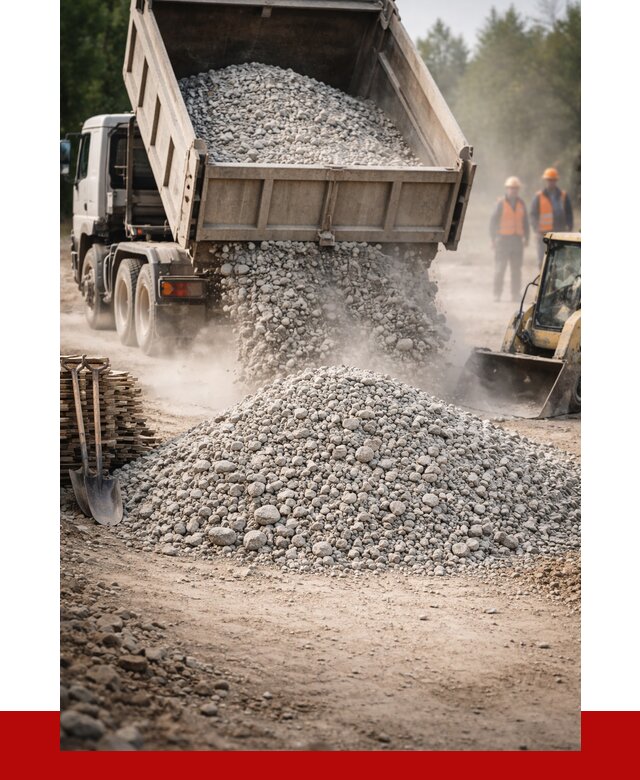 Купить дробленый бетон в октябрьском от 1761 р./куб | ПРОНЕРУДКтб