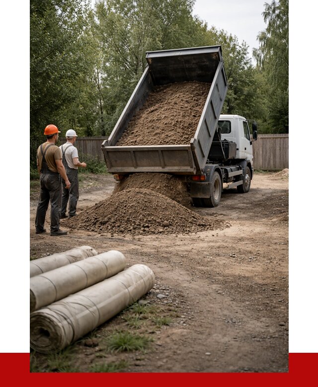 Доставка сыпучих материалов самосвалом в [cvi] от 4350 р. | ПРОНЕРУДКтб