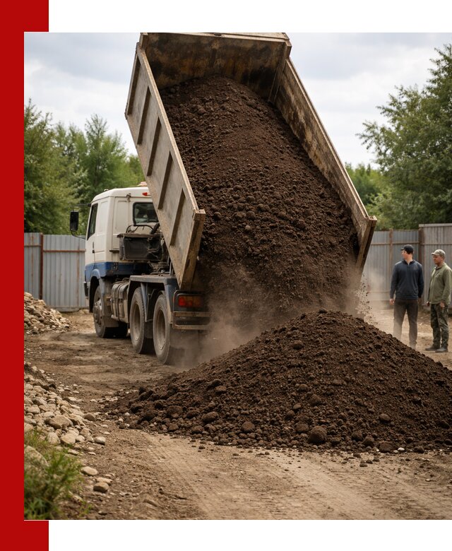 Доставка самосвалом 10 кубов в октябрьском быстро и надёжно