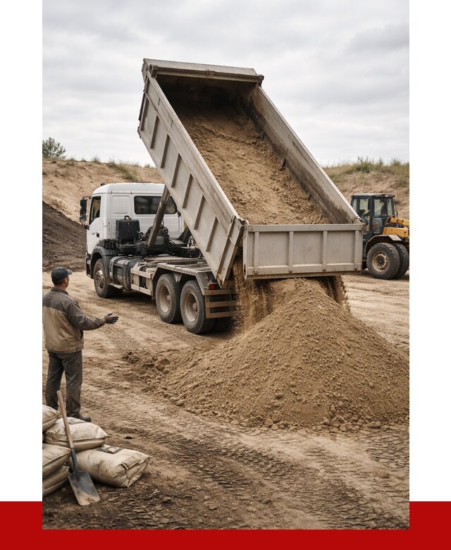 Доставка самосвалом 20 кубов в октябрьском от 7768 р. | ПРОНЕРУДКтб