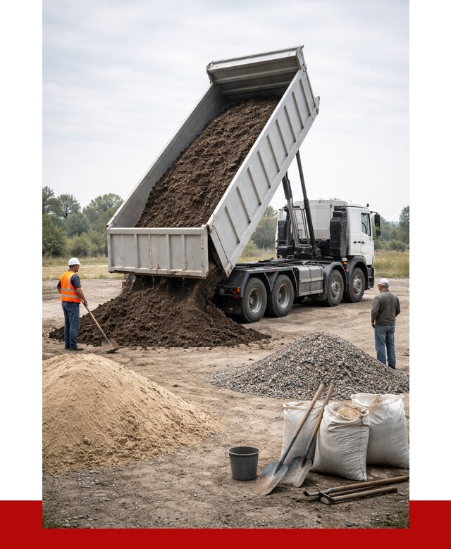 Доставка самосвалом 30 кубов в октябрьском от 8803 р. | ПРОНЕРУДКтб