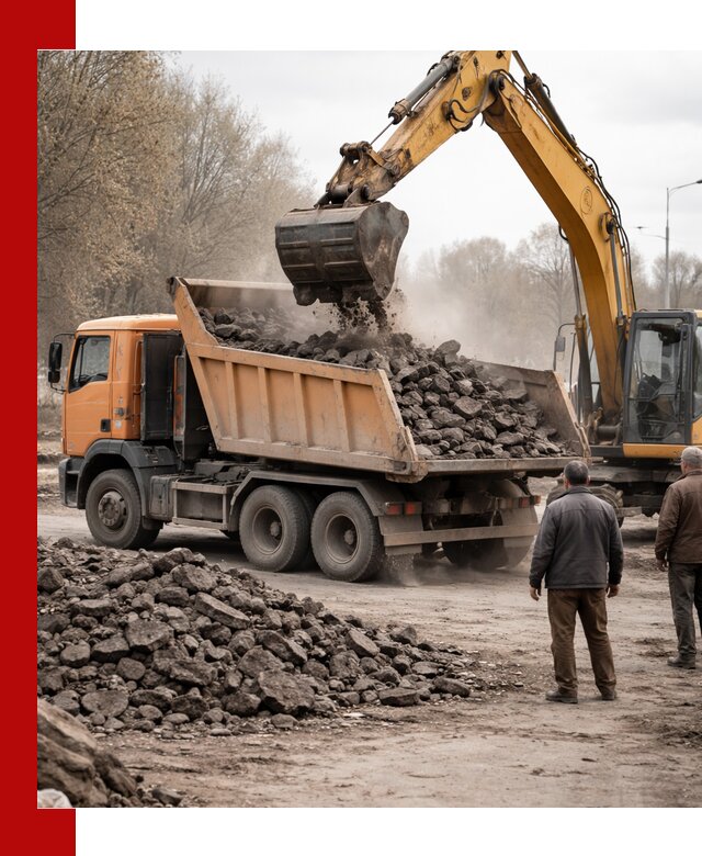 Вывоз асфальта и асфальтового покрытия в октябрьском