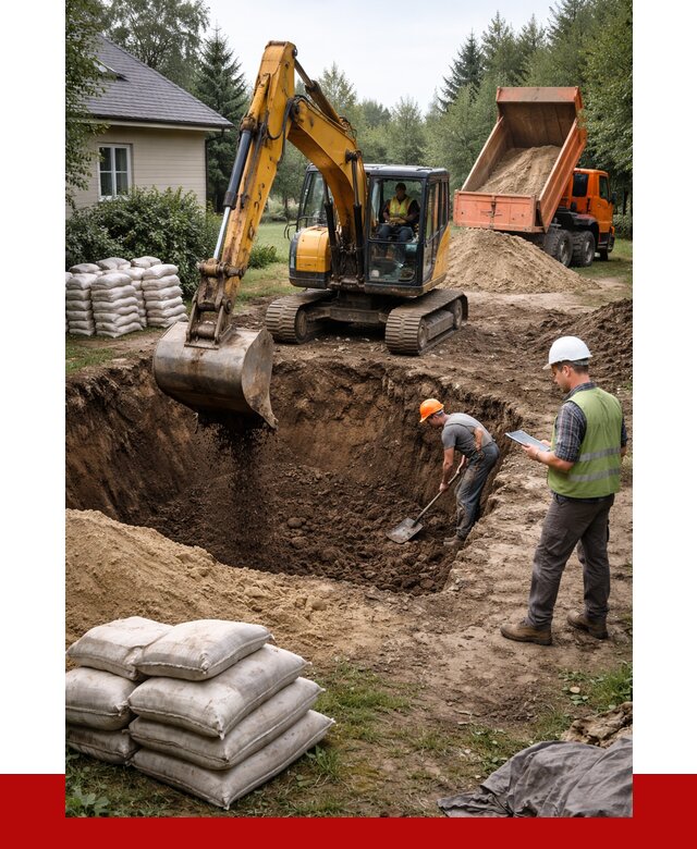 Рытье котлована в октябрьском быстро от 4661 р. ПРОНЕРУДКтб
