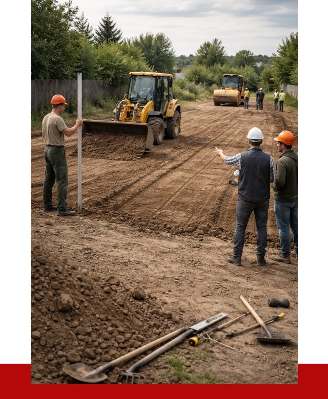 Планировка участка грунтом в октябрьском от 4661 р ПРОНЕРУДКтб