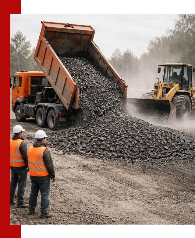 Доставка и продажа асфальтовой крошки в октябрьском